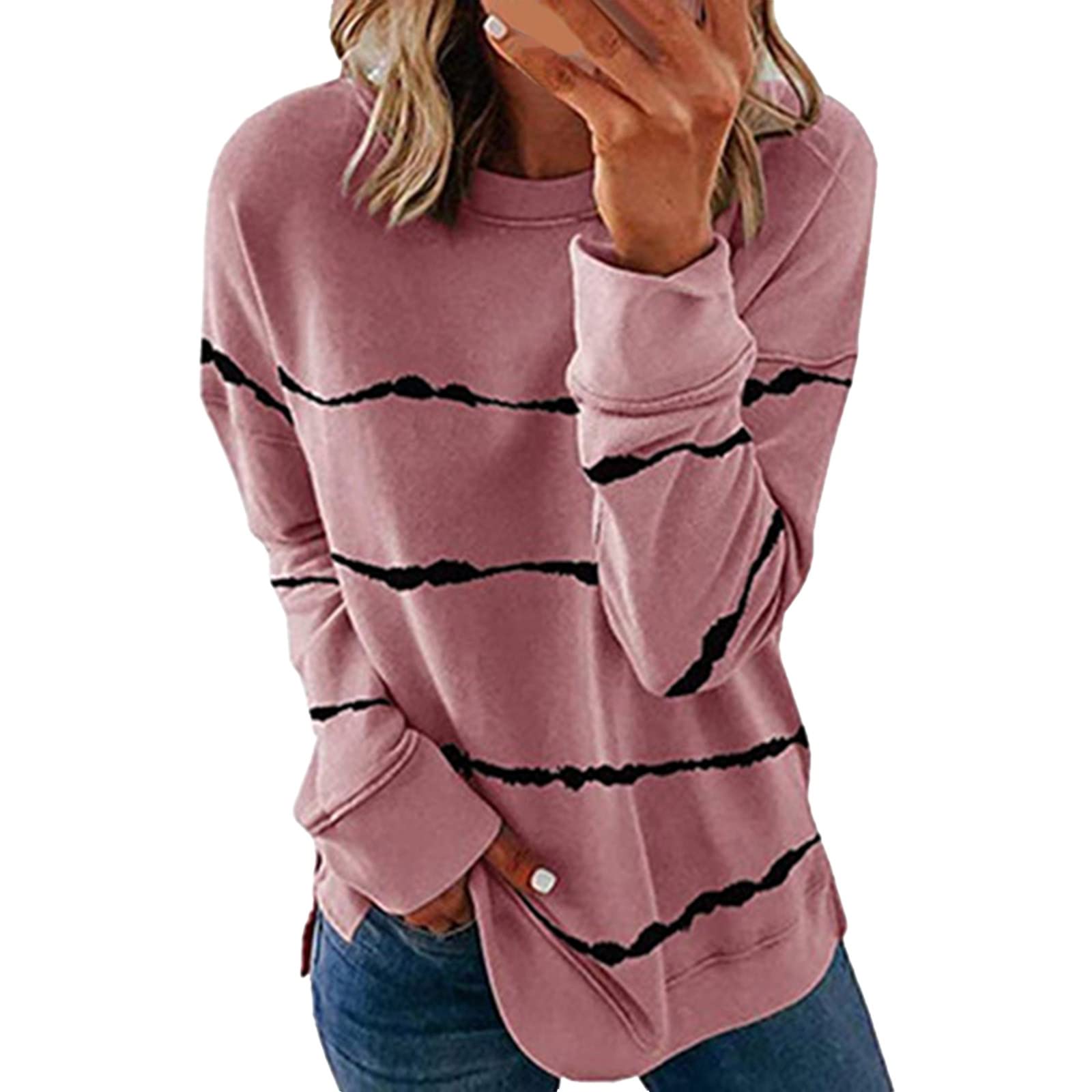 GenericOversized Sweatshirt for Women 2023 Fall Winter Crewneck Trendy Outfits Long Sleeve Graphic Tops Halloween Chrismas Clothes