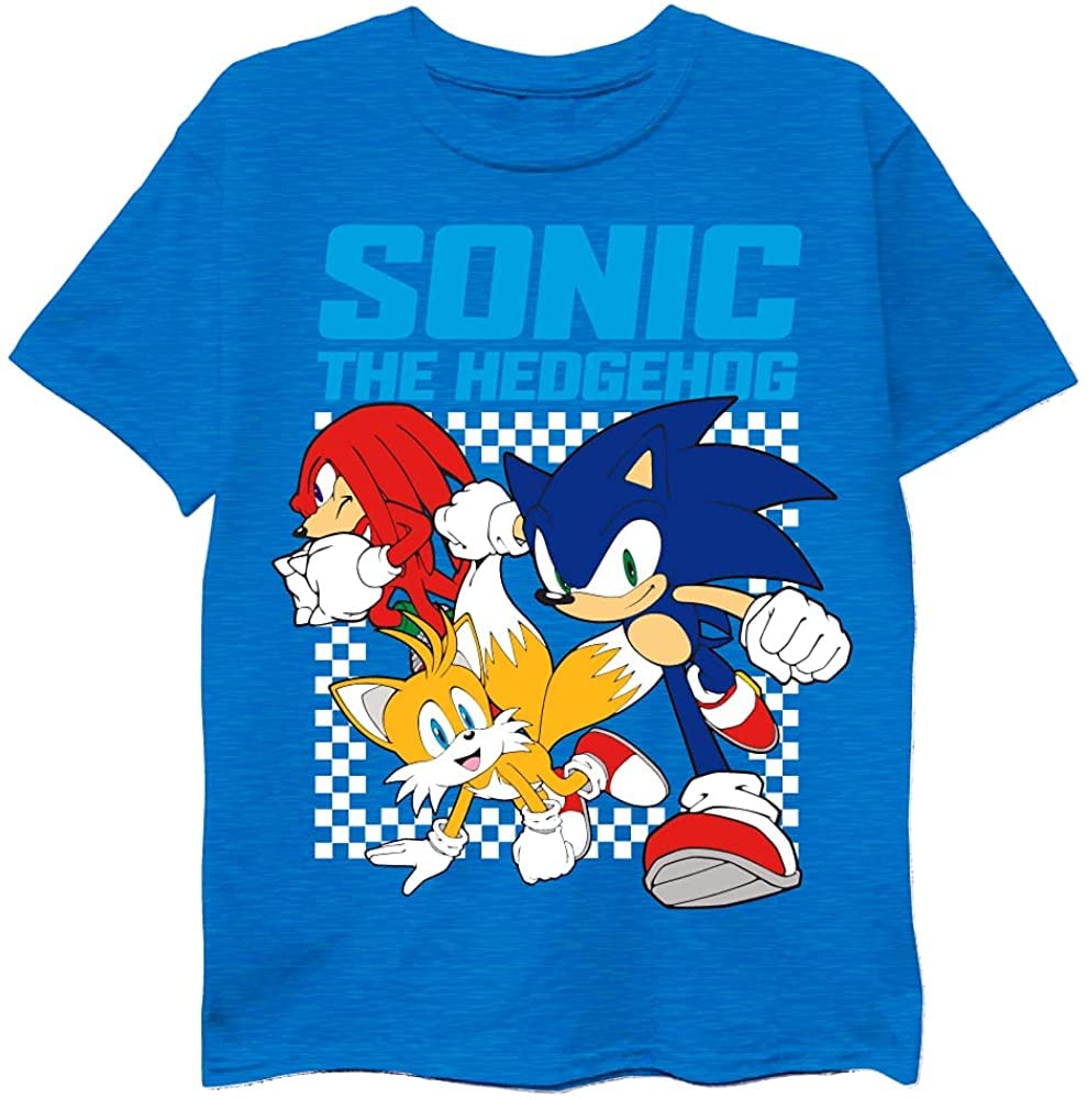 Buy Boys Sonic The Hedgehog Shirt - Featuring Sonic, Tails, and ...