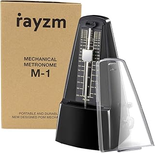 Rayzm Mechanisches Metronom mit hoher Präzision für alle Musikinstrumente (Klavier/Trommel/Violine/Gitarre/Bass & Blasinst...