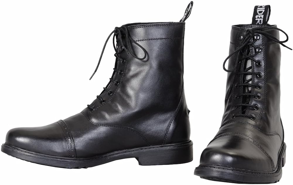 Buy Edwardian Men’s Shoes & Boots | 1900, 1910s TuffRider Mens Barouque Lace Up Laced Paddock Boots  AT vintagedancer.com