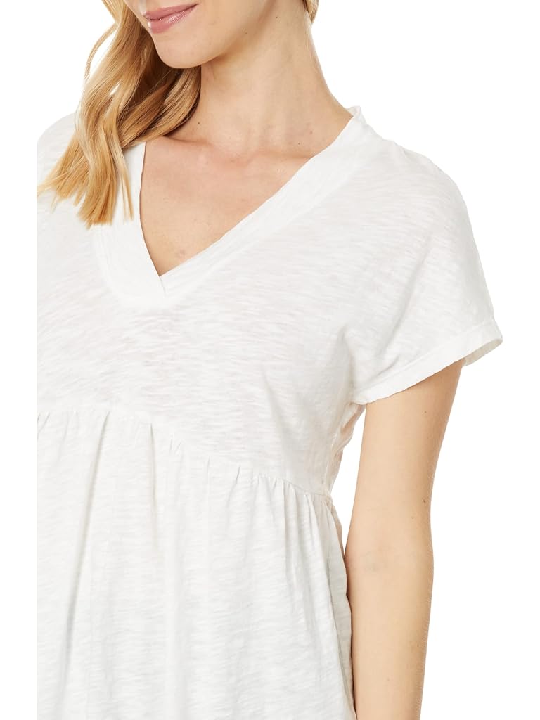 bobi Los Angeles V-Neck Short Sleeve Tier Top