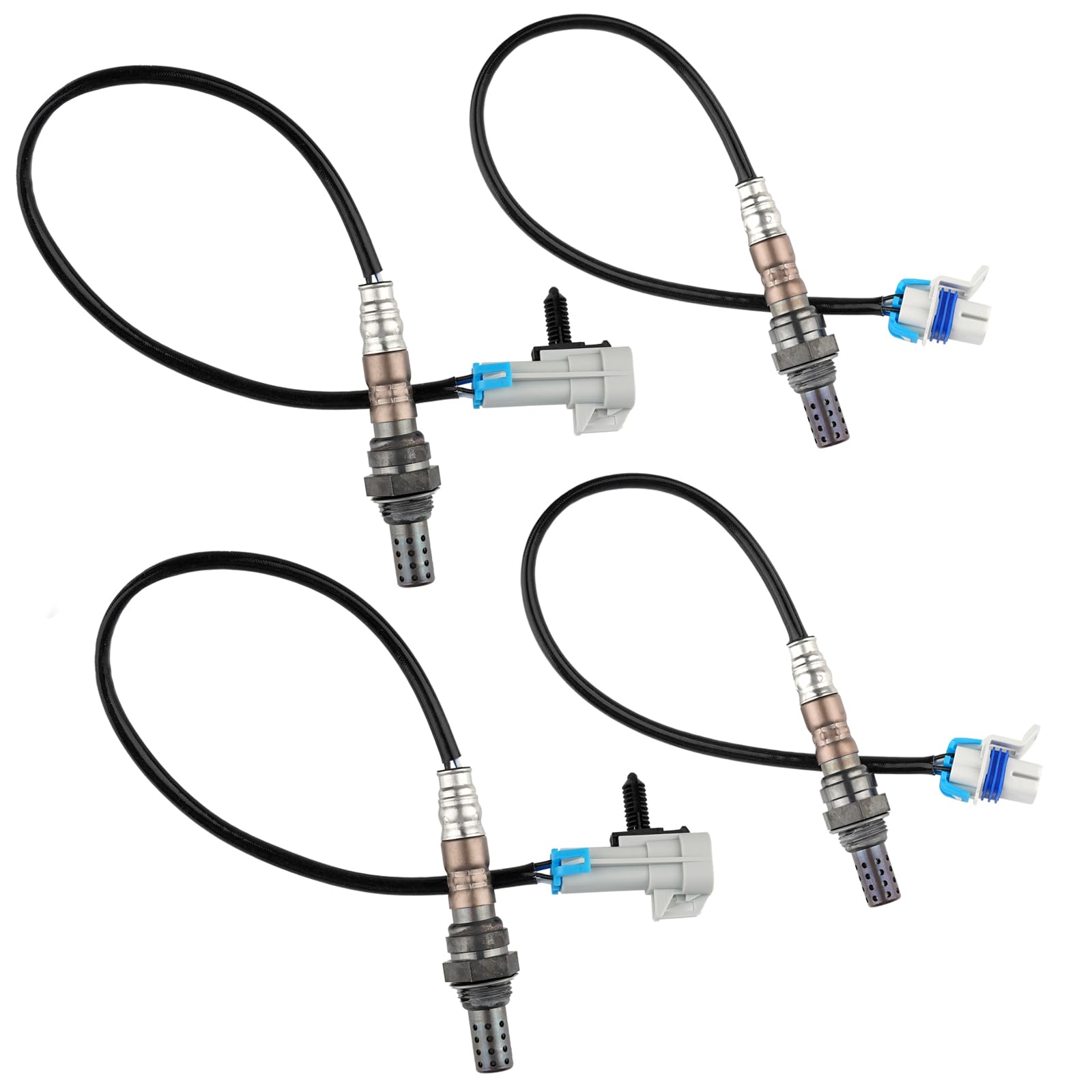 Oxygen Sensor 234-4668 213-4229 for Chevy Silverado Tahoe Suburban 1500 2500 Cadillac Escalade Chevy GMC 1500 Silverado Suburban Yukon Upstream Downstream Set of 4