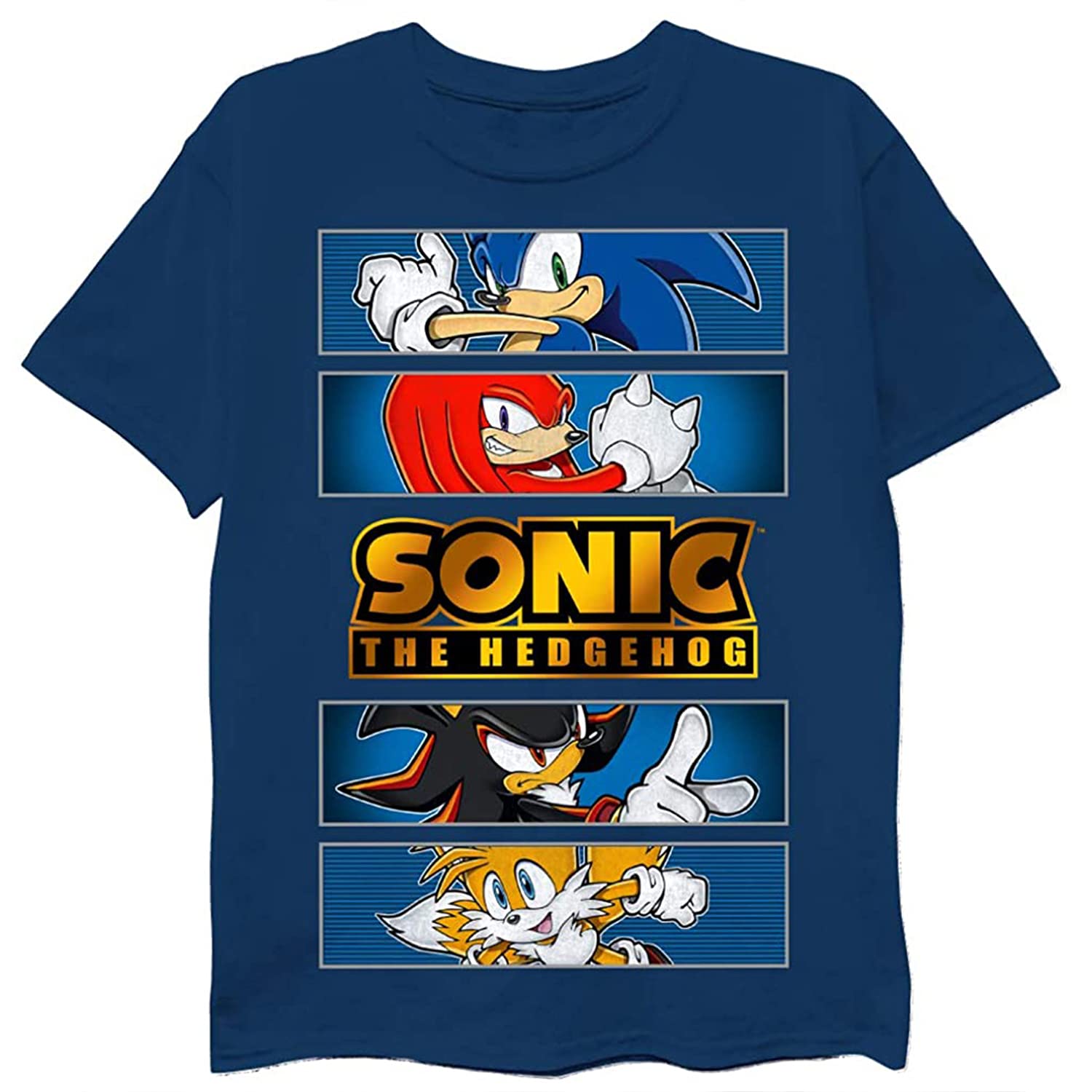 Buy Boys Sonic The Hedgehog Shirt - Featuring Sonic, Tails, and ...