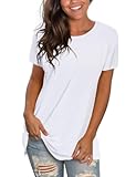 Womens Loose Fit Tshirts Short Sleeve Summer Tops Casual Workout Yoga Tunic T Shirts Tops