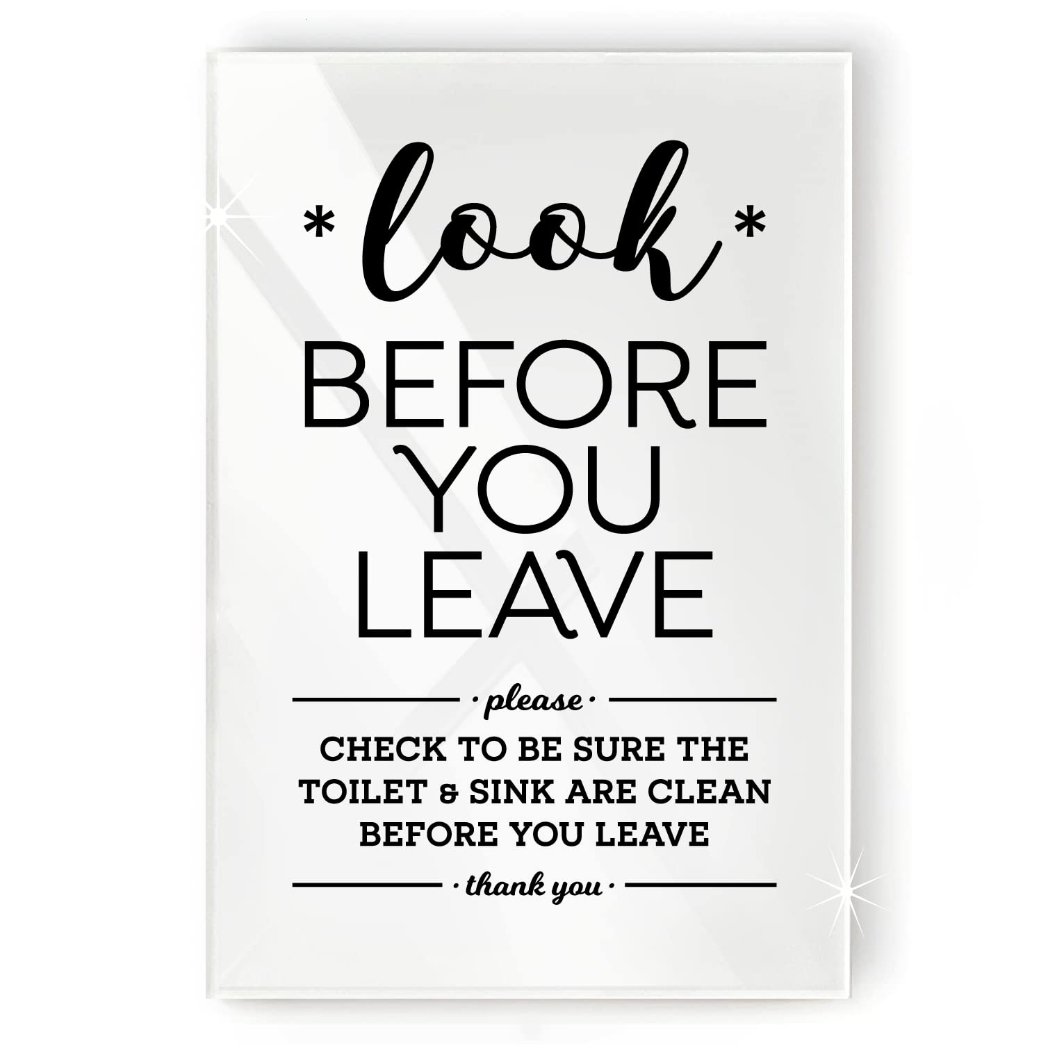 buy-4x6-inch-help-keep-toilet-sink-clean-look-before-you-leave