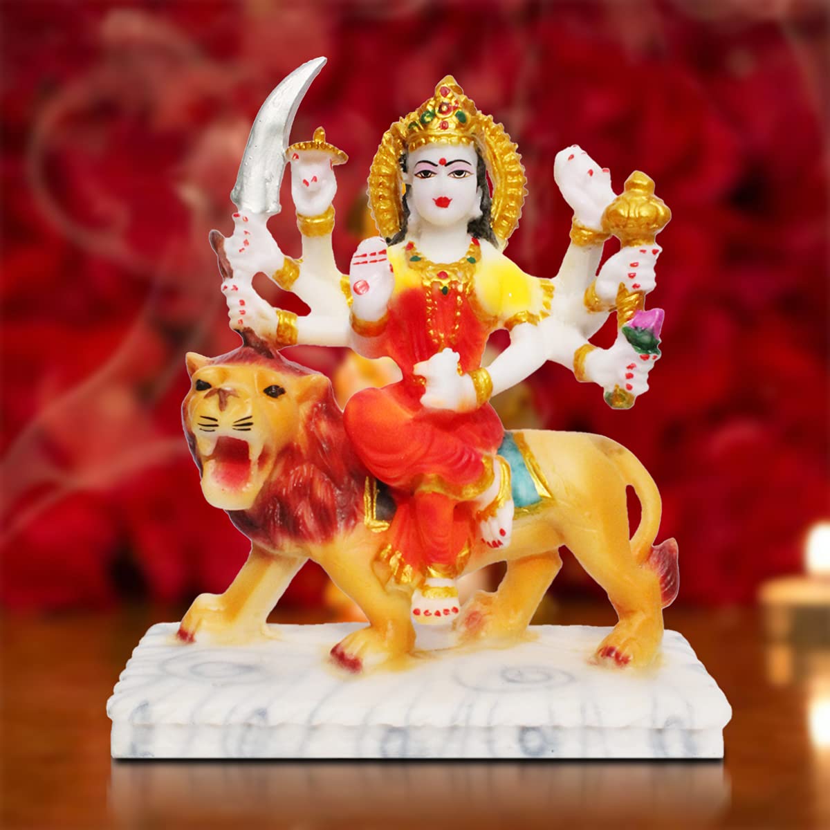 Buy KD HUB # Goddess Durga Devi Statue/Sherawali MATA Rani/Maa ...