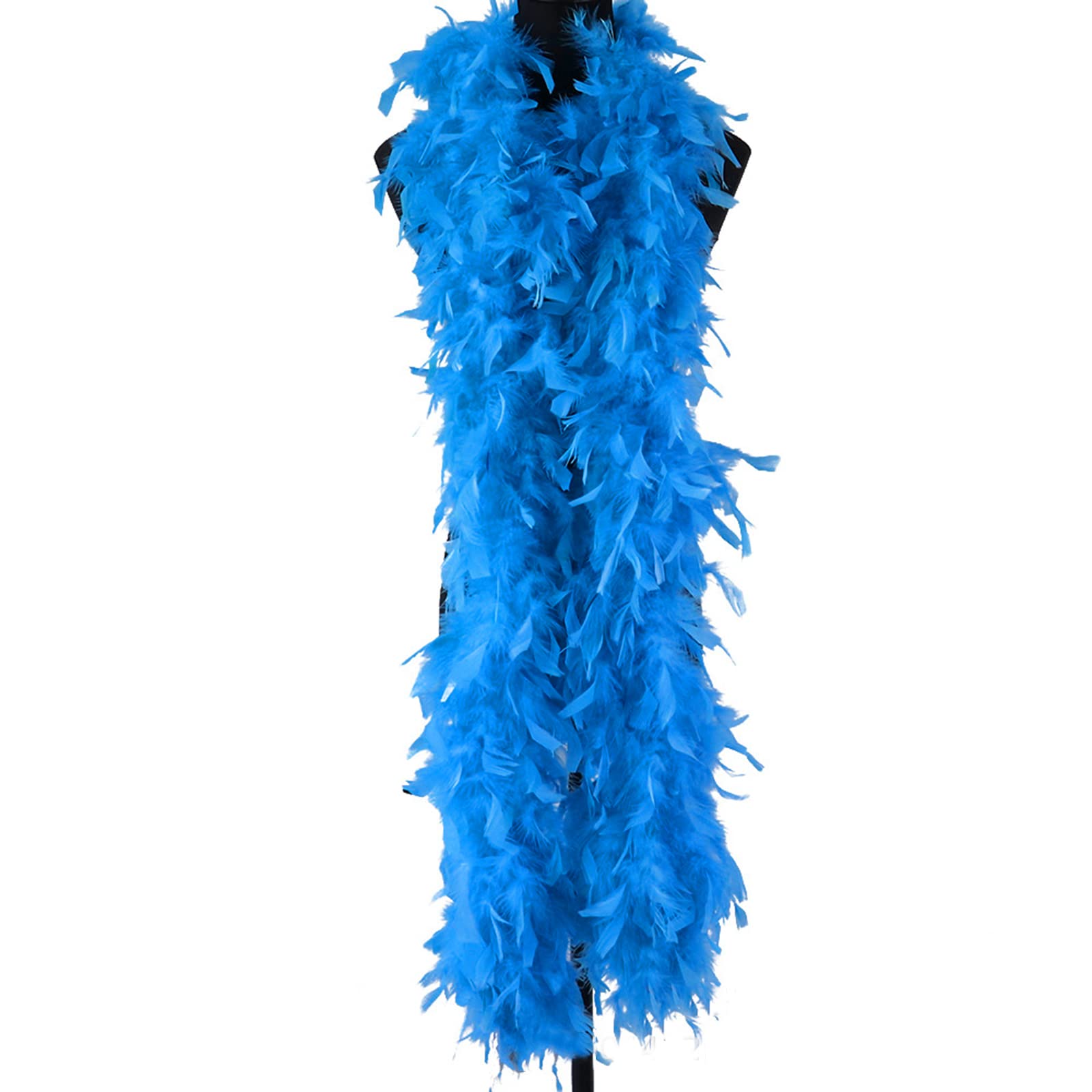 QIANZHENGHUA Colorful Plush Feather For Soft Feather Stripe Wedding Party Costume Nightclub Stage Dancing Decorations