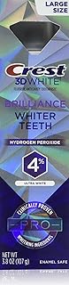 Crest 3D White Brilliance Pro Ultra White Teeth Whitening Toothpaste, 3.8 oz, Anticavity Fluoride Toothpaste, 4% Hydrogen ...