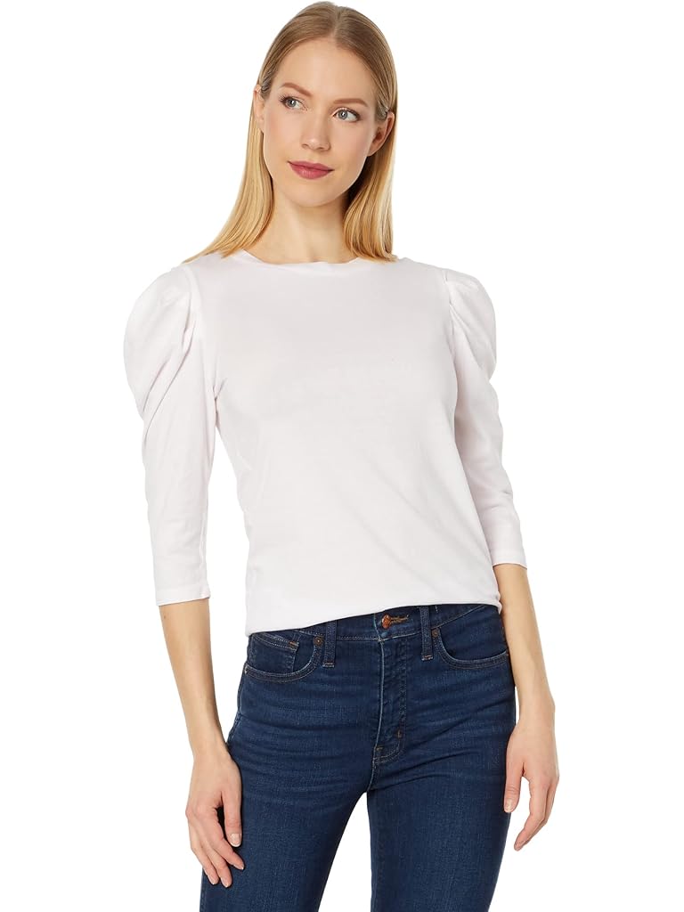 bobi Los Angeles 3/4 Puff Sleeve Top