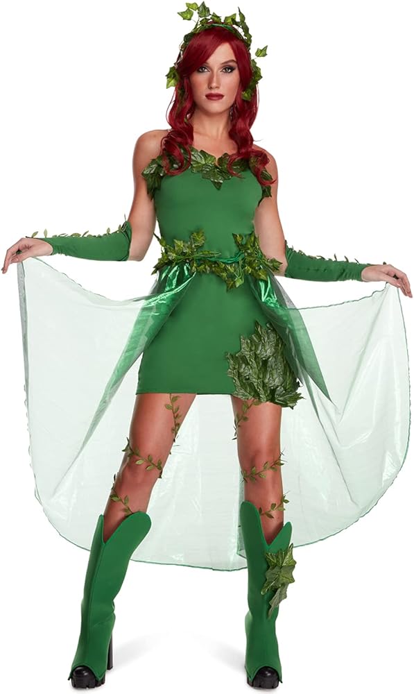 : Morph Costumes Deluxe Green Ivy Costume for Women Villain  Adults Halloween Costume Women Large : Clothing, Shoes & Jewelry