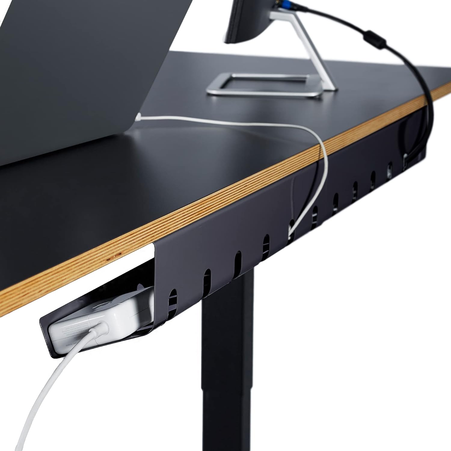 PAMO Cable Management Under Desk for Easy mounting Under-Table I Set of ...