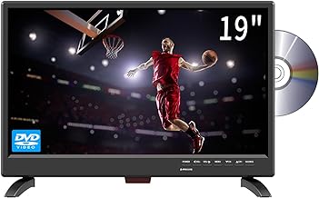 Feihe 19 Inch TV with DVD Player Built-in, FHD 1080P LED Flat Screen DVD Combo TV w/Digital Tuner/HDMI/USB/AV/VGA Input, S...