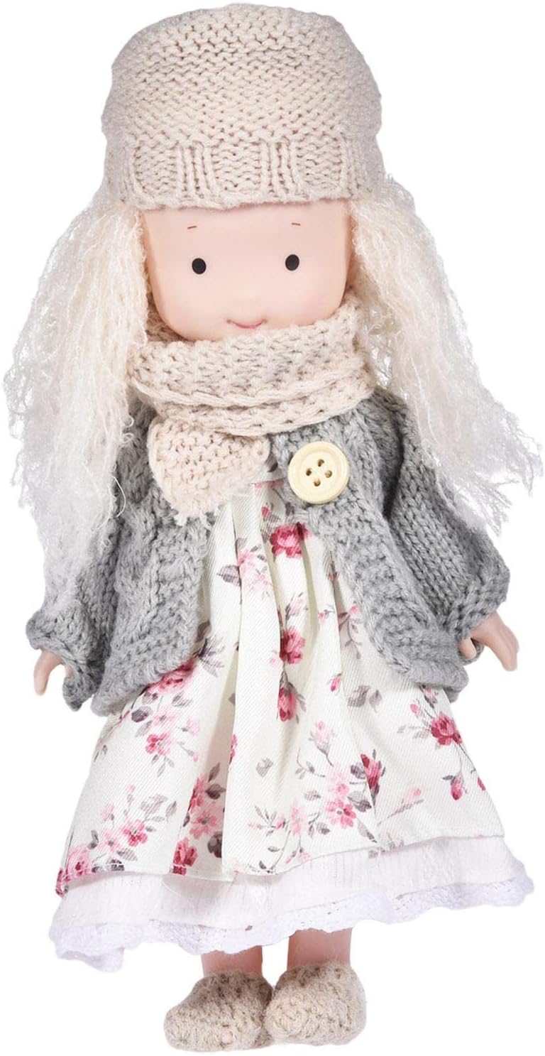 Waldorf - Muñeca de peluche Waldorf Astoria hecha a mano con ropa, linda figura de BJD para niñas, muñeca suave, linda muñeca de felpa para niñas, regalo de Navidad, cumpleaños, 10.2 in Colombia