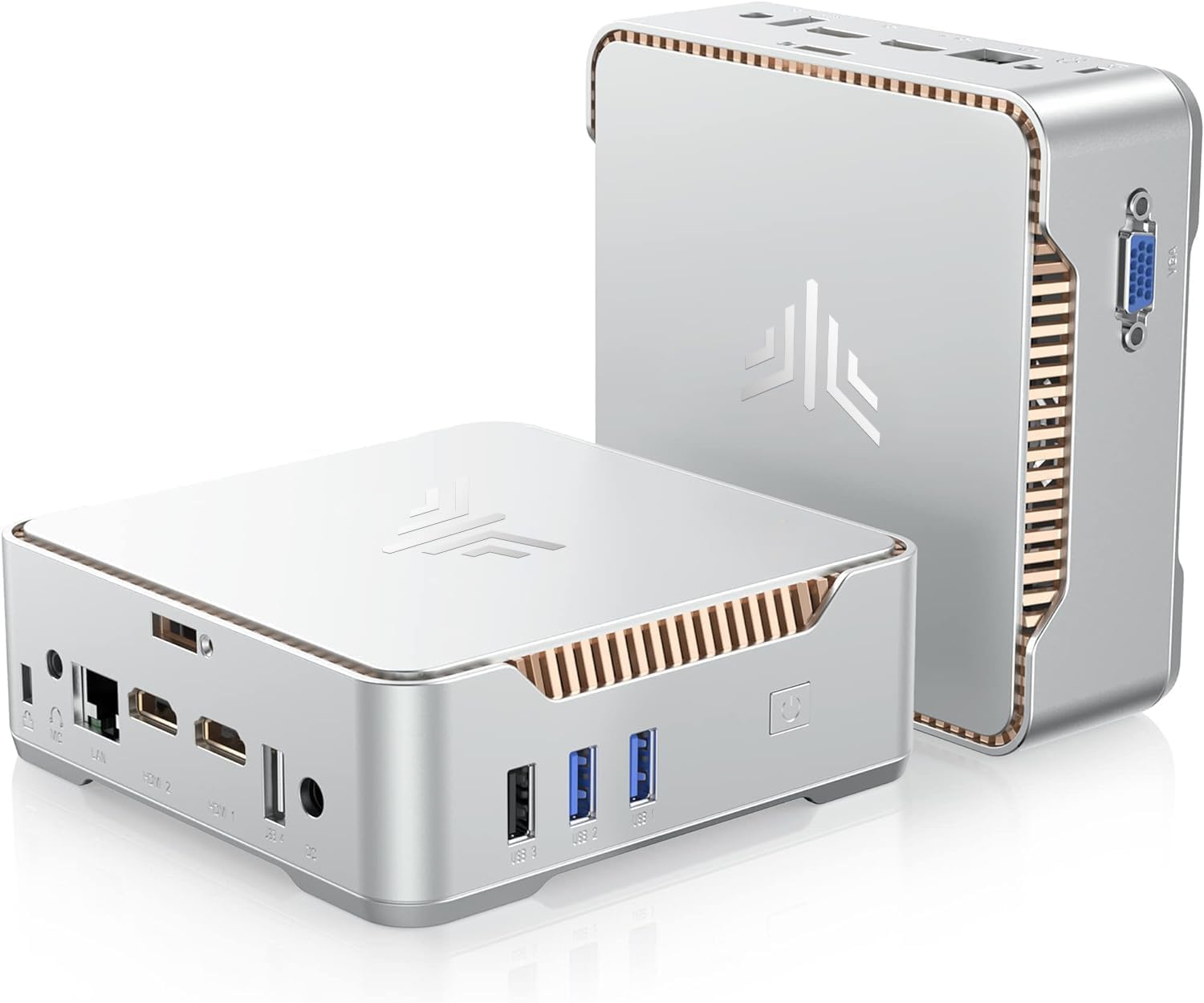 KAMRUI GK3Plus Mini PC with Windows 11Pro, 16GB RAM 512GB M.2 SSD Mini Computers,12th Gen Alder Lake N95 (up to 3.4GHz) Micro PC, 2.5''SSD, Gigabit Ethernet,4K UHD,WiFi,BT,VESA/Home/Business Small pc