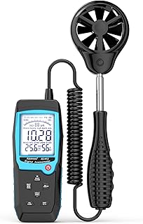 Aicevoos H12 Digital Anemometer Handheld Wind Speed Meter with Extended Wind Sensor, Measures Wind Speed Wind Flow Tempera...