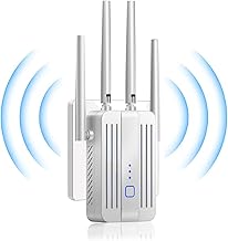 WiFi Extender Signal Booster for Home: Internet Repeater Range Covers Up to 9995 Sq.ft and 45+ Devices for House Wireless ...