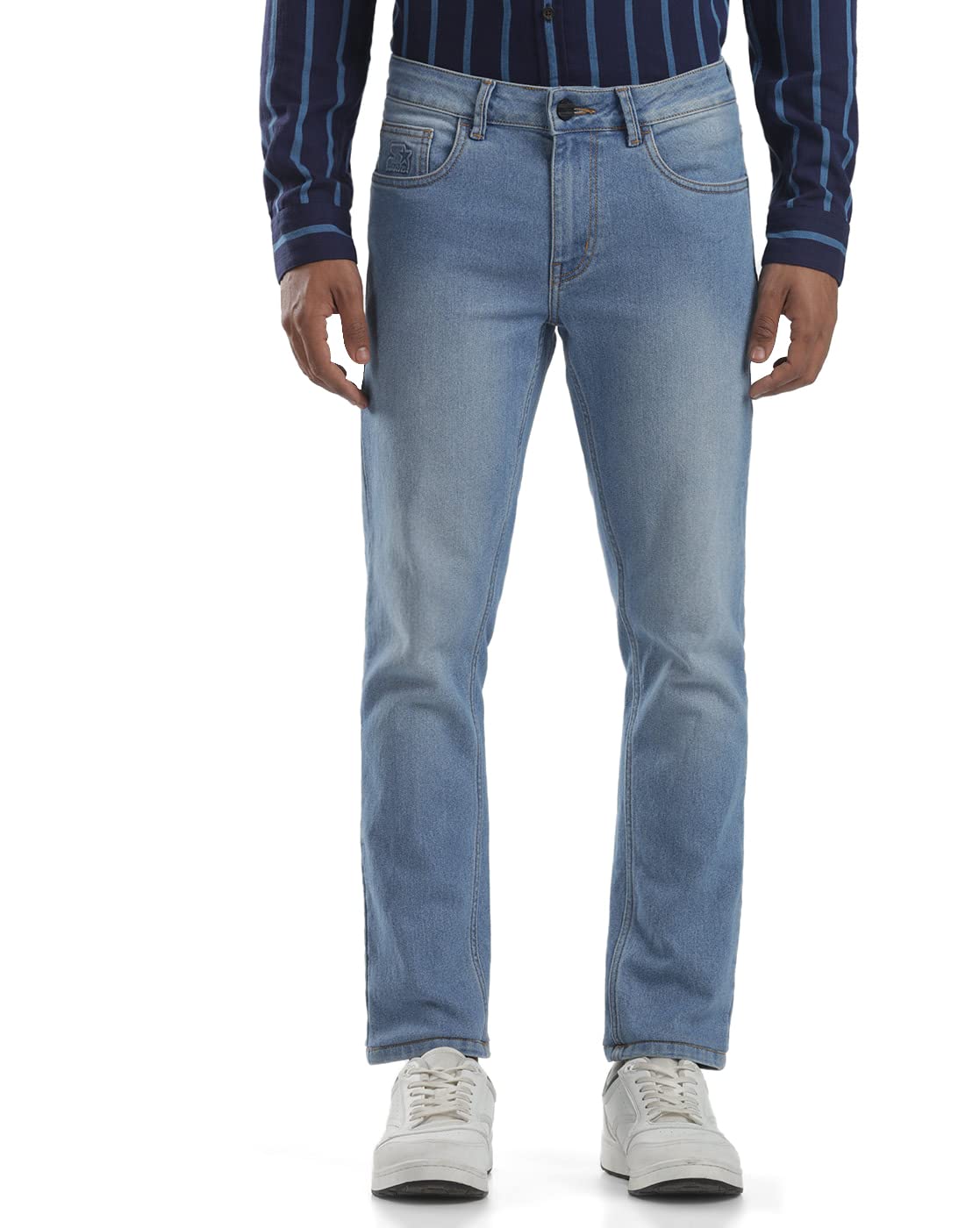 STARTER Men Solid Blue Jeans