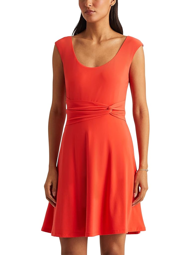 Lauren Ralph Lauren Scoop Neck Jersey Dress