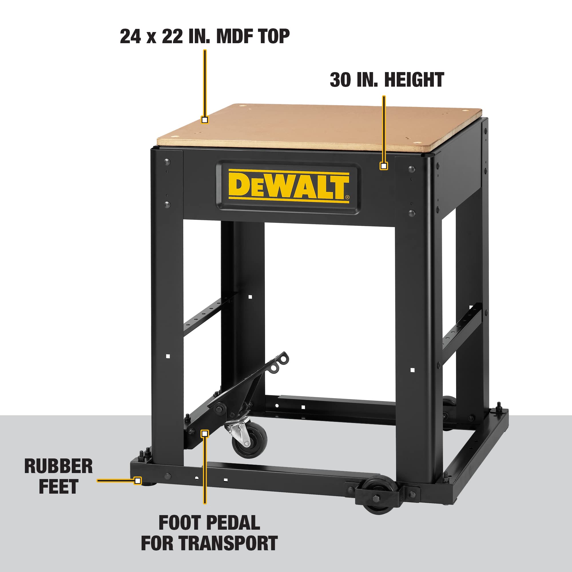 DEWALT Planer Stand,with Integrated Mobile Base (DW7350)