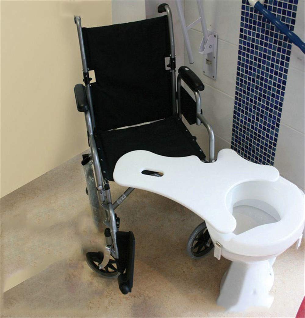 GKPLY Bariatric Transfer Board for Wheelchair Users, Commode Transfer Board with Handles, 500 lb Capacity Heavy Duty Slide Boards for Transfers of Seniors and Handicap.