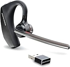 Plantronics - Voyager 5200 UC (Poly) - Bluetooth Single-Ear (Monaural) Headset - USB-A Compatible to connect to your PC an...