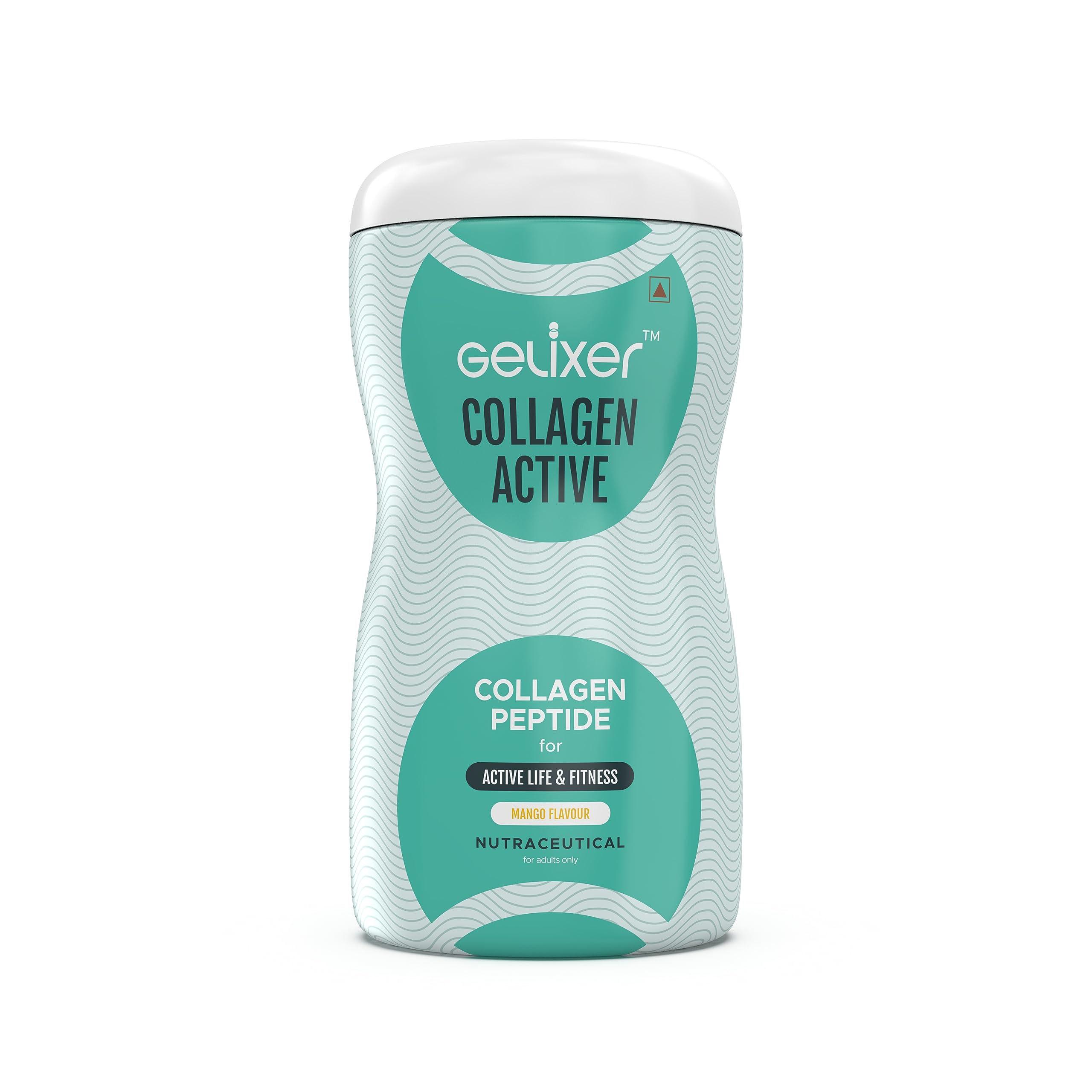 Gelixer Collagen Active Japanese Marine Collagen Peptide Powder With Whey Protein For Active Lifestyle, Fitness, Joints & Glow - Rich In Protein, Mango Flavor