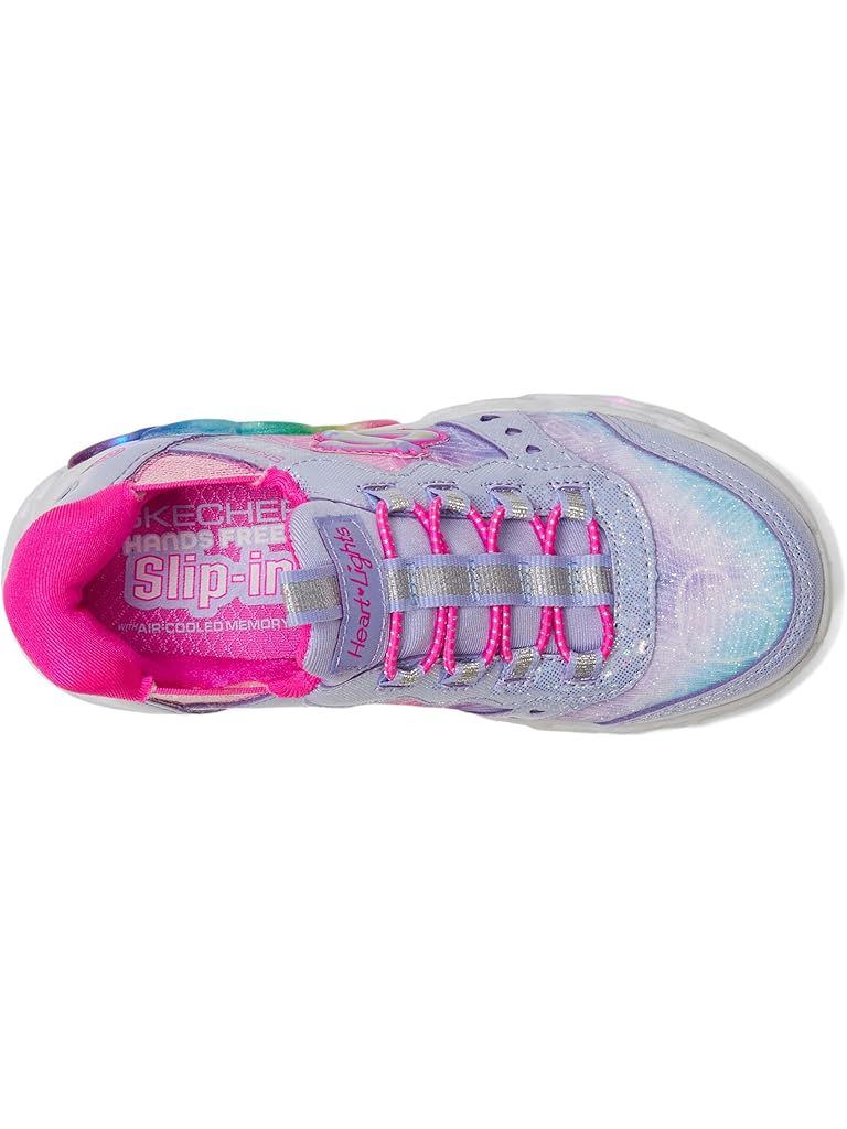 Pink SKECHERS KIDS Infinite Heart Lights - Eternal Shimmer 303755L (Little Kid/Big Kid)