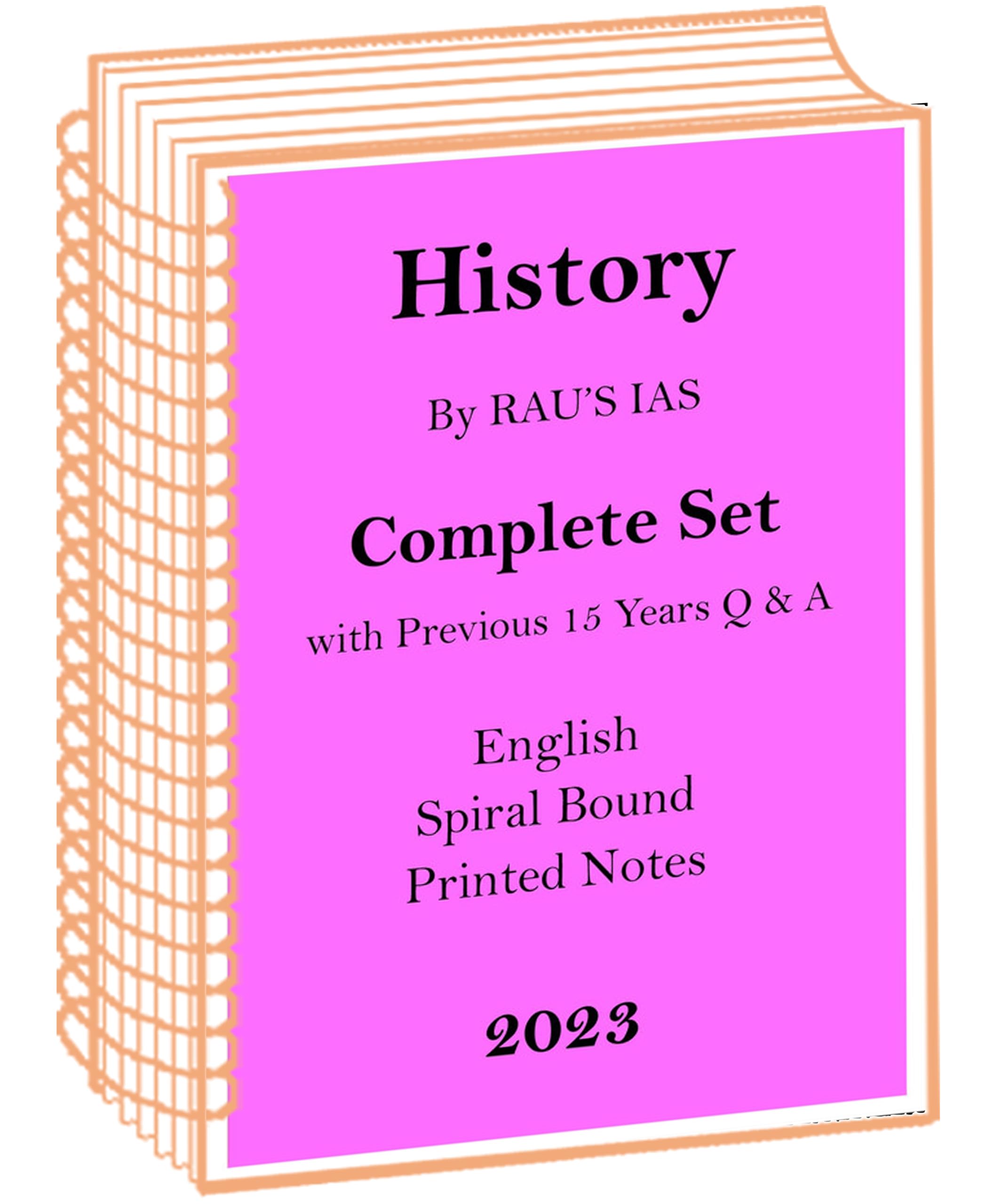 Rau's IAS History Optional Full Set With Previous 15 Years Questions And Answer Mains 2023