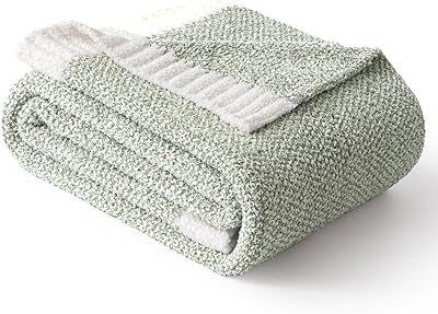 MIULEE Super Soft Throw Blanket for Couch, Sage Green Cozy Fluffy Warm Blankets Lightweight Knit Throw Blankets for Sofa, Bed, Chair, Living Room, Camping, Picnic, 50 x 60 inch