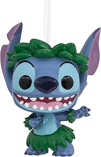 Hallmark Stitch Funko Pop, Hanging Ornament, Lilo & Stitch, Disney Tree Decoration, Resin Hanging Ornament, Christmas Hang...