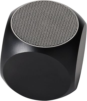 Matrix Audio Qube Universal Rechargeable Aluminum Speaker, Black (MQubeBKA)