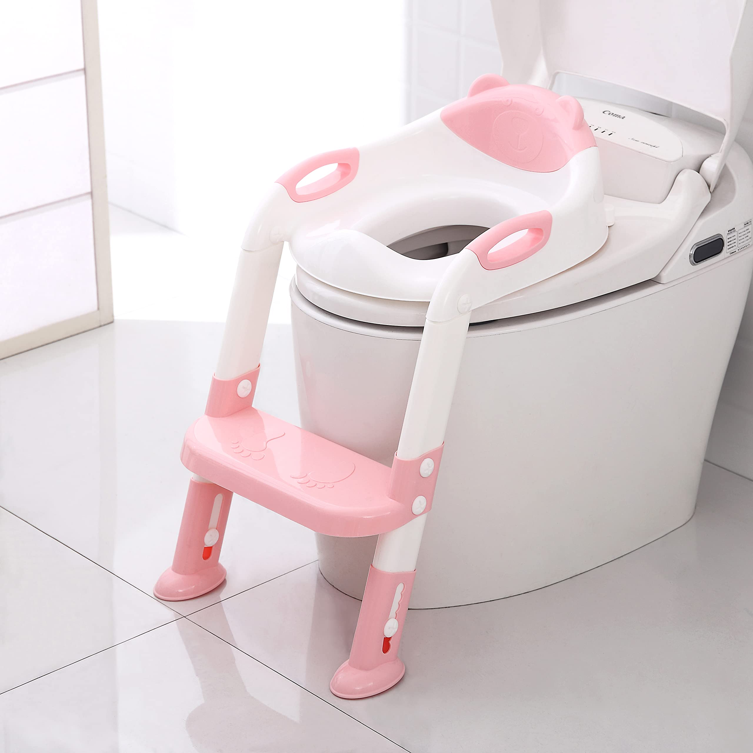 Buy 711TEK Potty Training Seat Toddler Toilet Seat with Step Stool ...