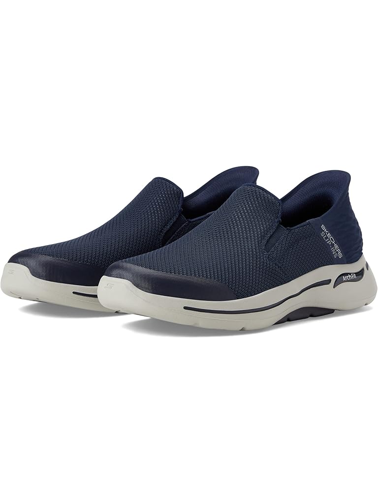 Navy SKECHERS Performance GO Walk Arch Fit Hands Free Slip-Ins