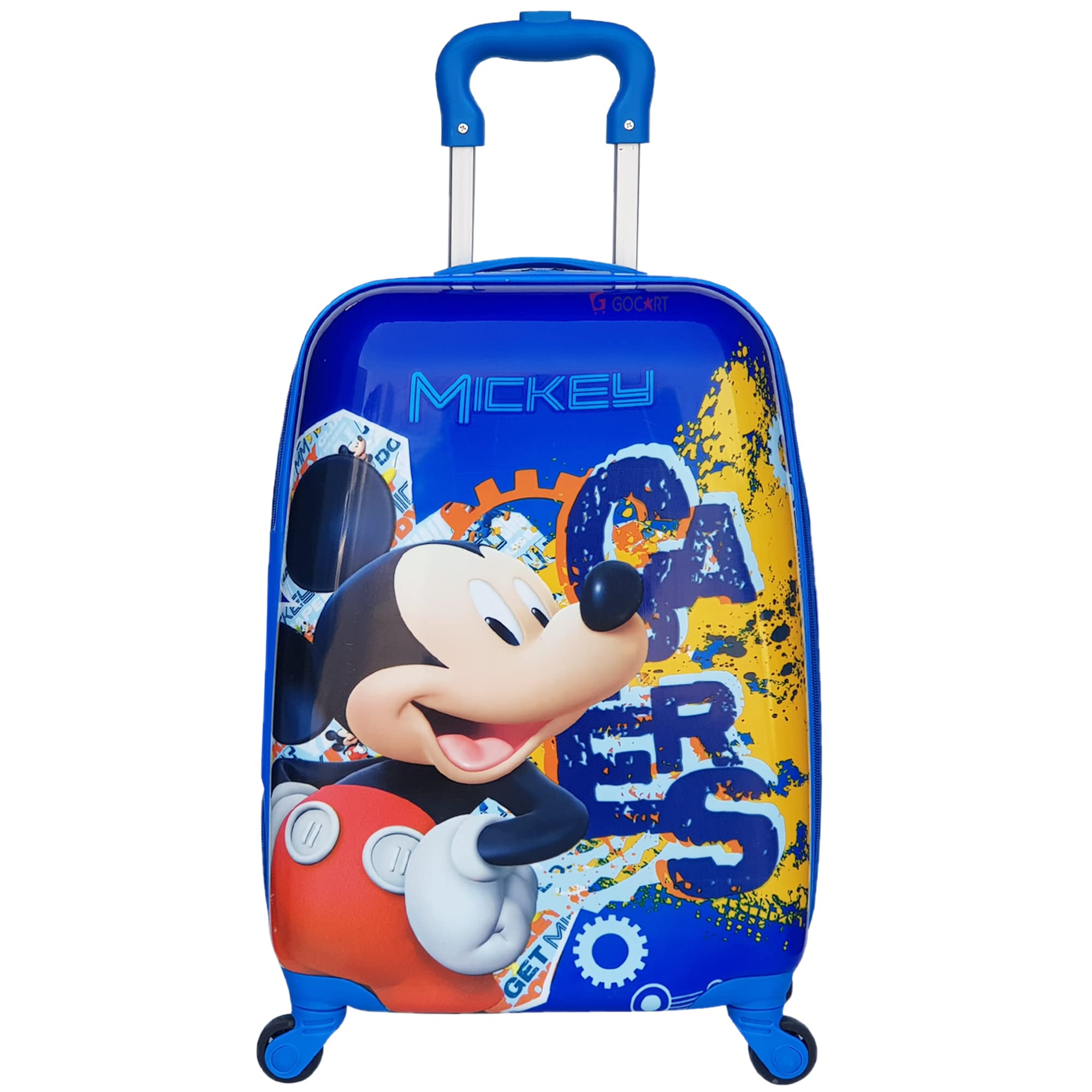 GOCART WITH G LOGO ABS Polycarbonate Hard Side Water Proof Handle Carry Luggage Bag (Blue, 18 Inch, 45 cm)