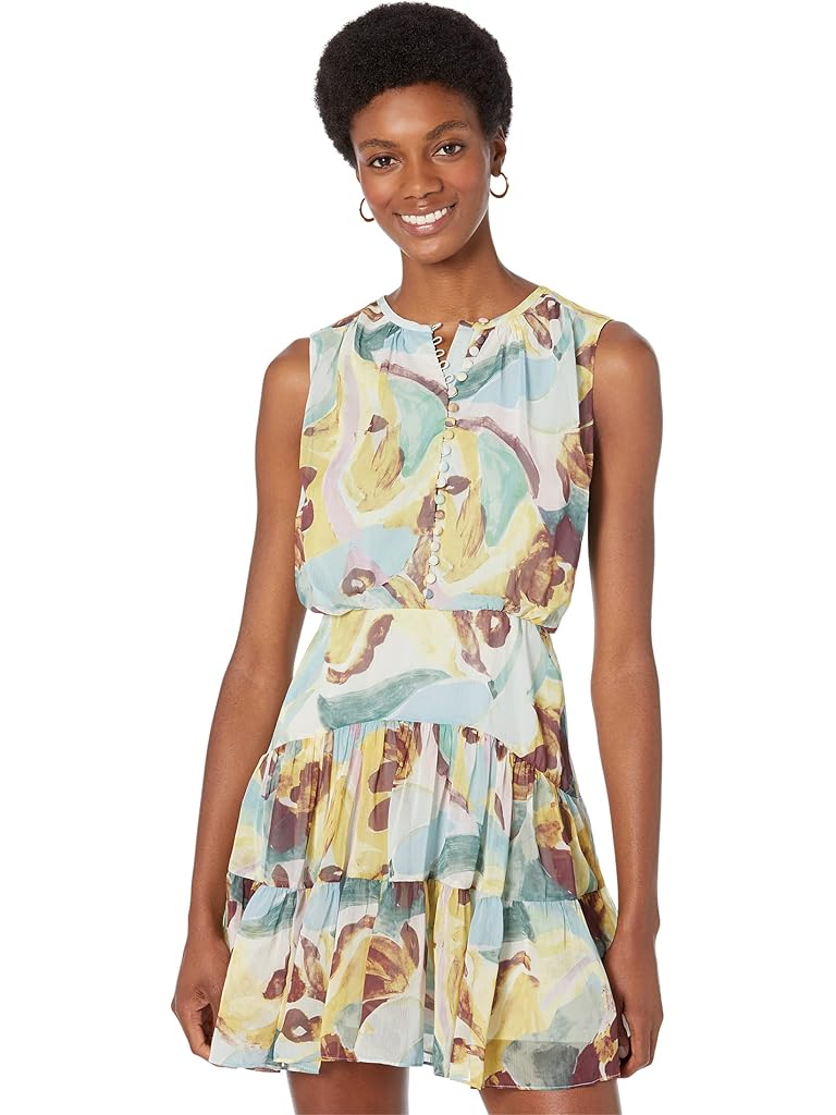 Ted Baker Ellain Button-Up GGT Printed Mini Dress