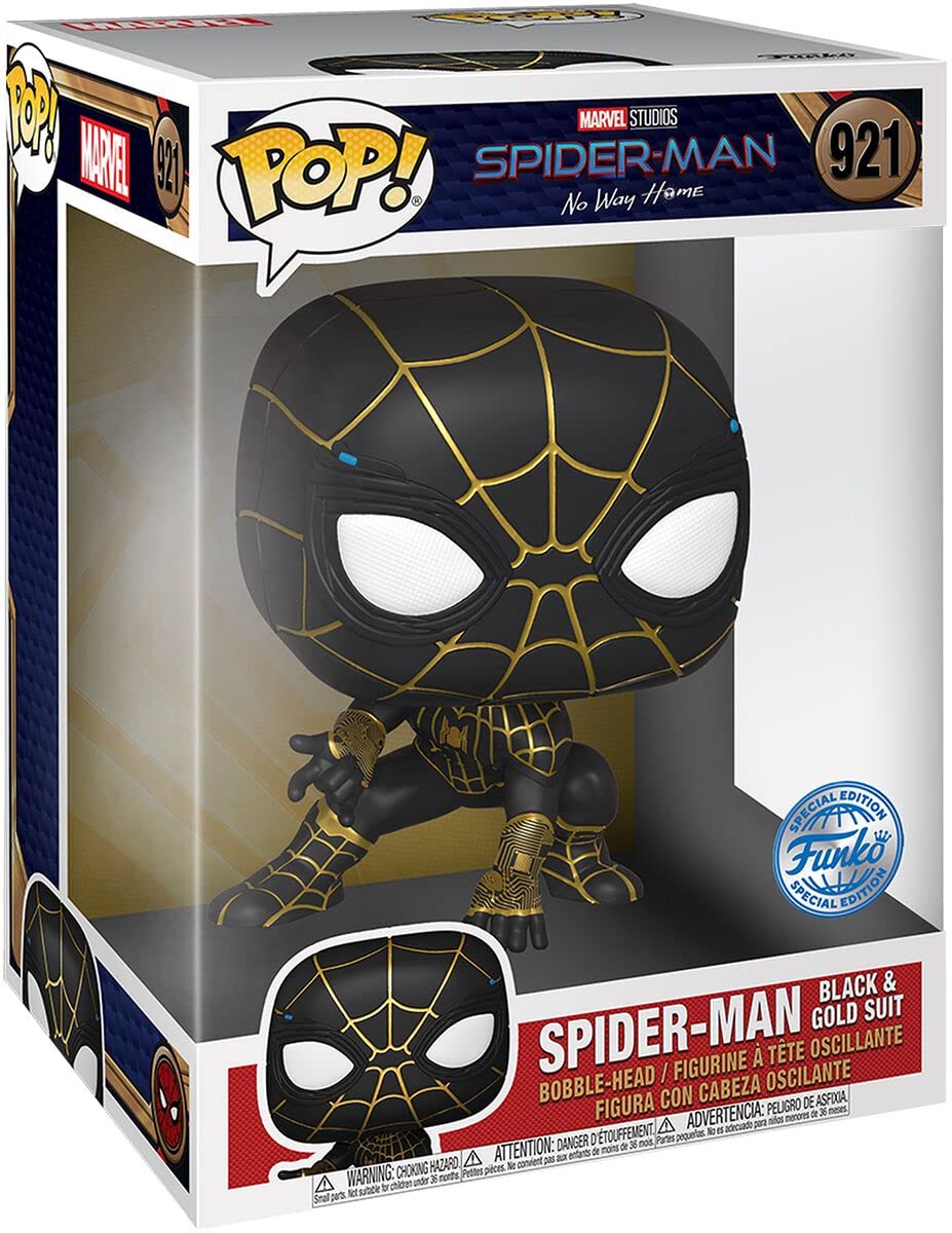 : Funko Spiderman NWH Pop Figure, Black and Gold, 10-Inch Target  Exclusive : Toys & Games