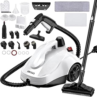 Steam Cleaner, Steam Mop with 23 Accessories, Powerful Multipurpose Portable Steamer for Cleaning to Remove Grime, Grease,...