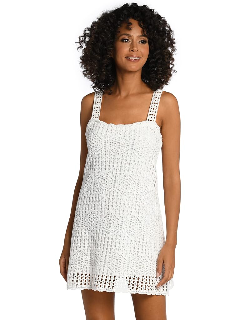 La Blanca Waverly Tank Crochet Dress