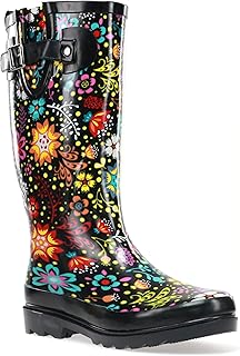 Western Chief Women's Tall Waterproof Rain Boot Outdoor Garden Shoes