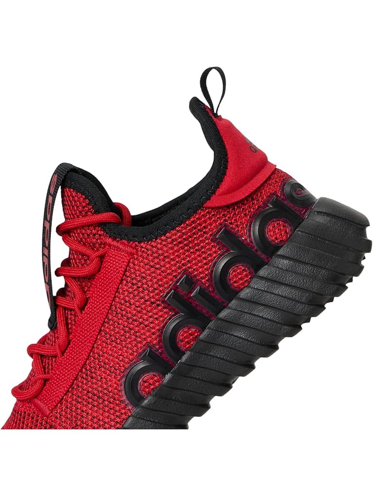 Red adidas Kids Kaptir 3.0 Athletic Sneakers (Little Kid/Big Kid)