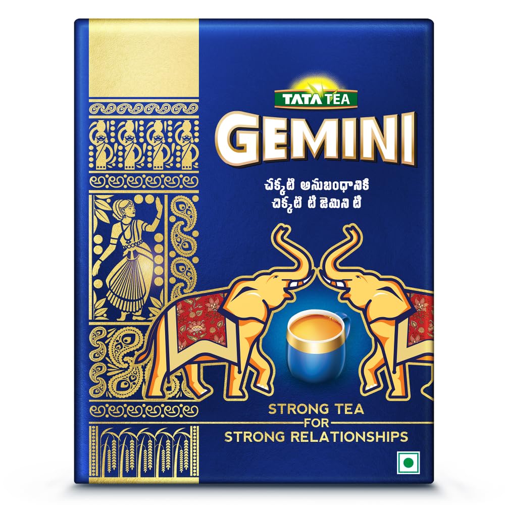 tata Tea Gemini|Strong Assam Tea|Black Tea|- Dust, 500 Gm