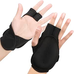 Sosation Hand Weighted Gloves for Tremors, Weights for Fine Motor Skills, Adjustable Wrist Weights Glove with Holes for Tremors and Patients, Writing Weights Hand Strengthening Tool (2 x 1.1 Lb)