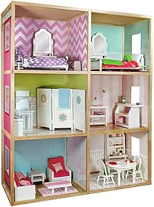 My Girl&#39;s Dollhouse for 18&#39;&#39; Dolls - Modern Home Style