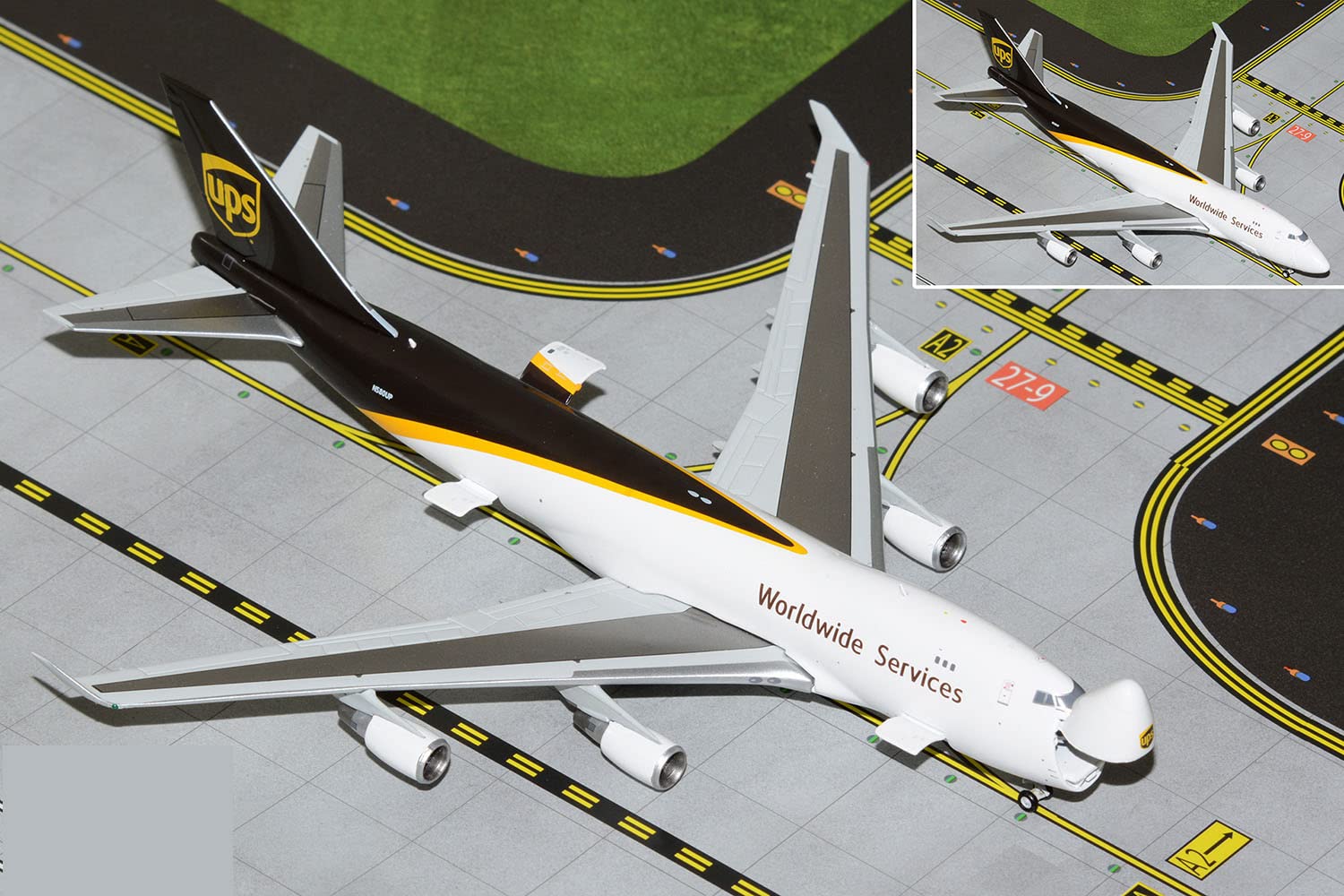 GeminiJetsGJUPS2081 UPS Boeing 747-400F N580UP Interactive Series; Scale 1:400