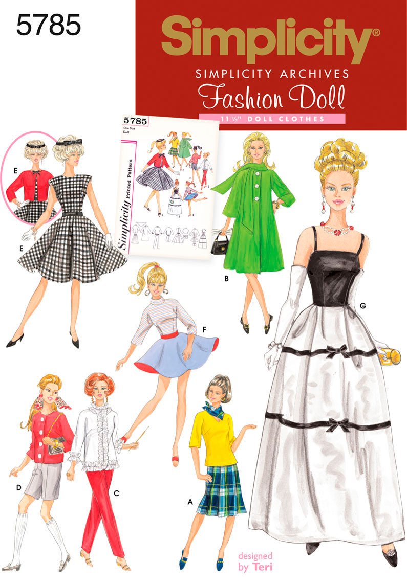 Barbie clothing patterns