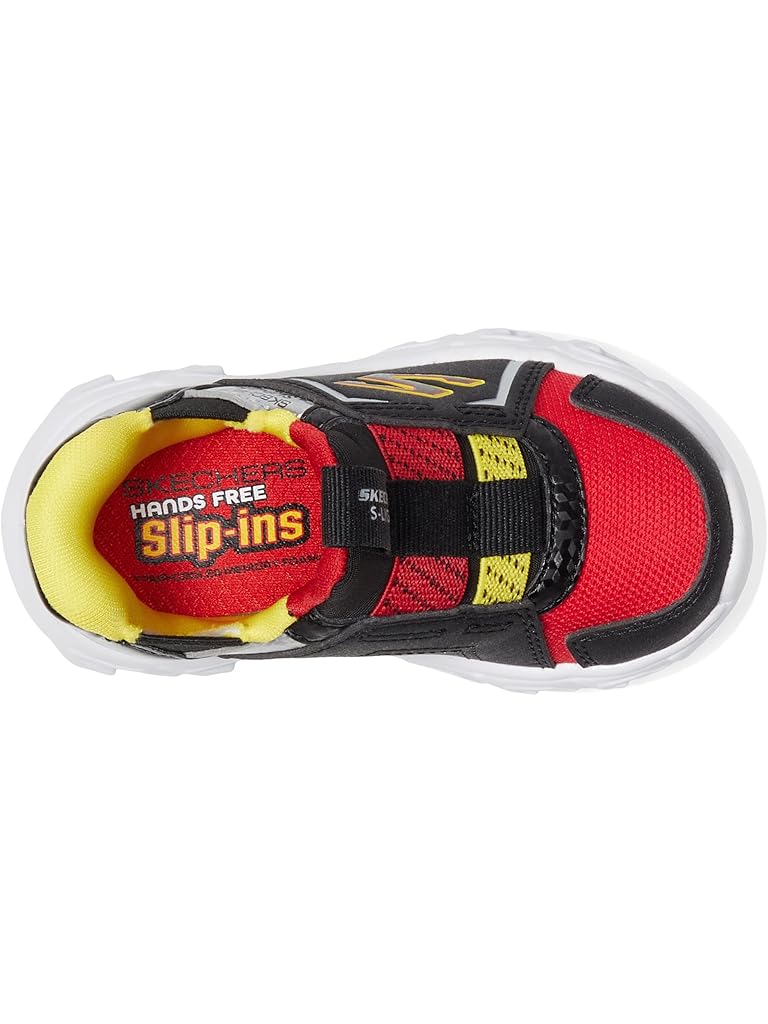 Black SKECHERS KIDS Skechers Hands Free Slip-Ins-Hypno-Flash 2.0-Vexlux (Little Kid/Big Kid)