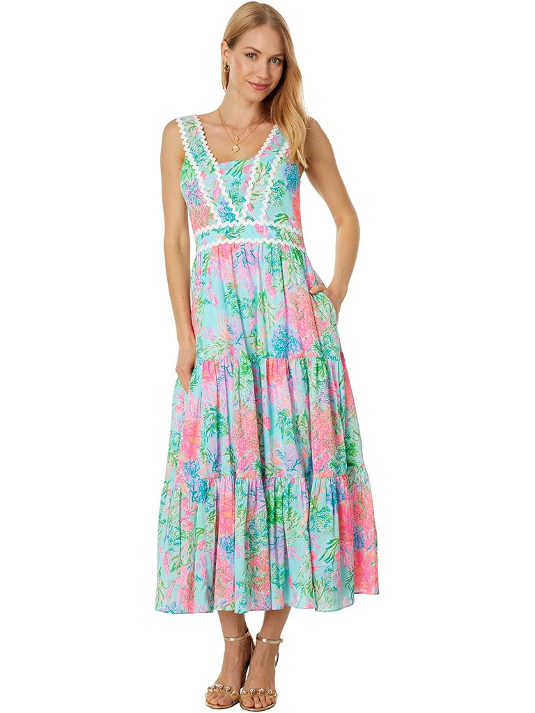 Lilly Pulitzer Pollie Cotton Midi Dress