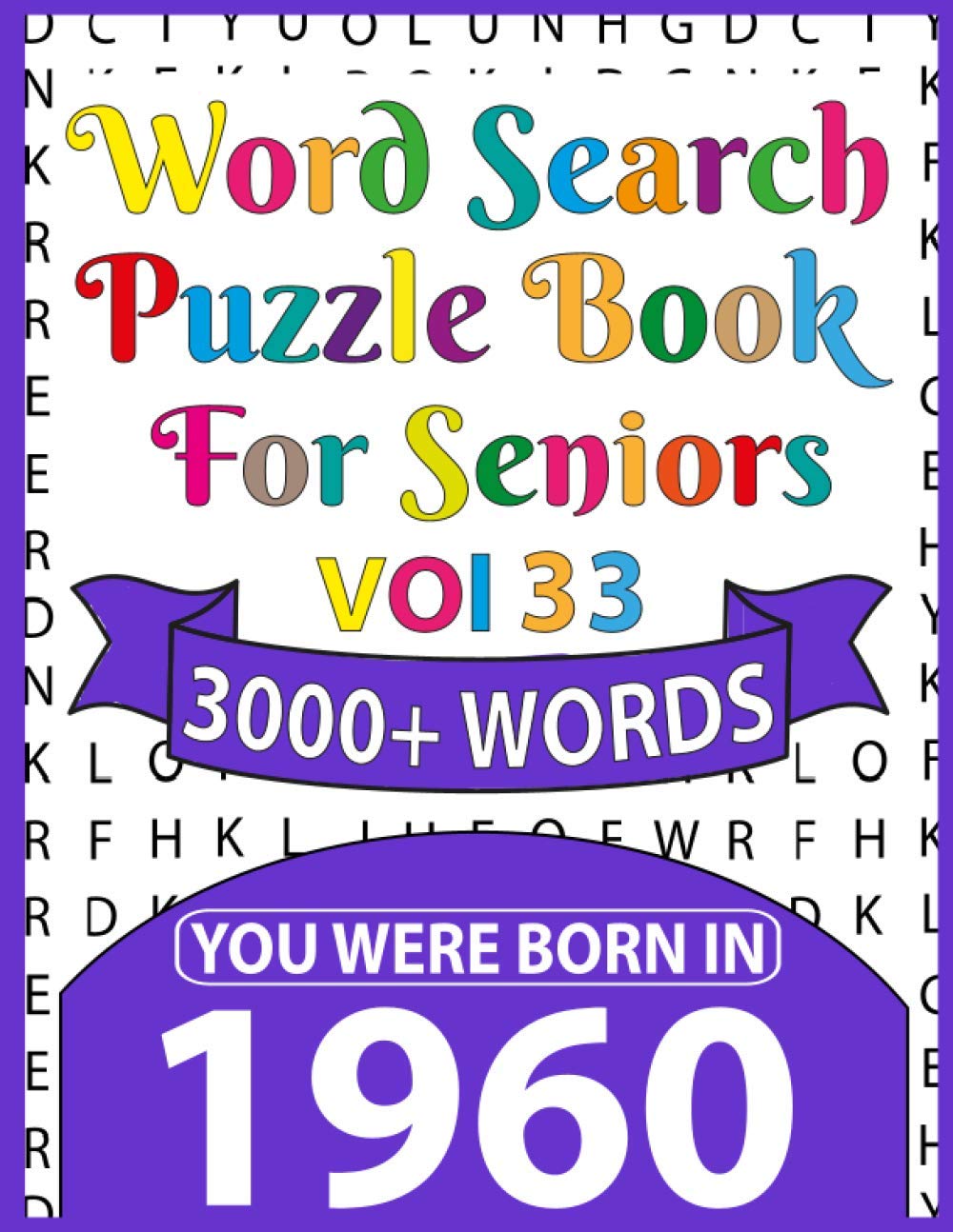 Buy Word Search Puzzle Book For Seniors : You Were Born In 1960: Word ...