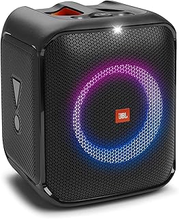 JBL Partybox Encore Essential: 100W Sound, Built in Dynamic Light Show, and Splash Proof Design, Black, Bluetooth