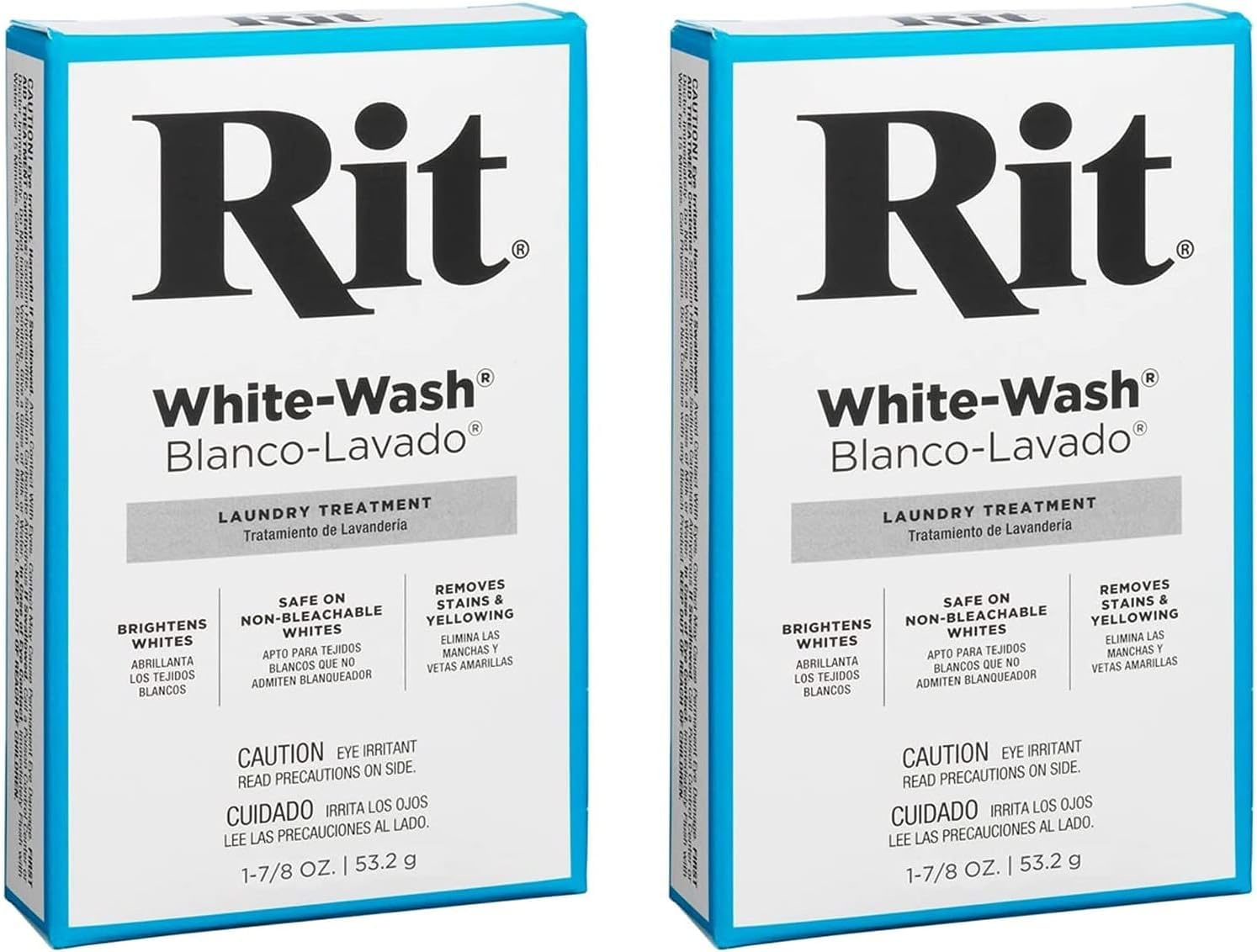 Rit DyeDye Powdered Fabric Dye, White Wash, 1 78-Ounce (Two Pack)